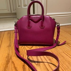 Givenchy Antigona Mini Hot Pink Bag